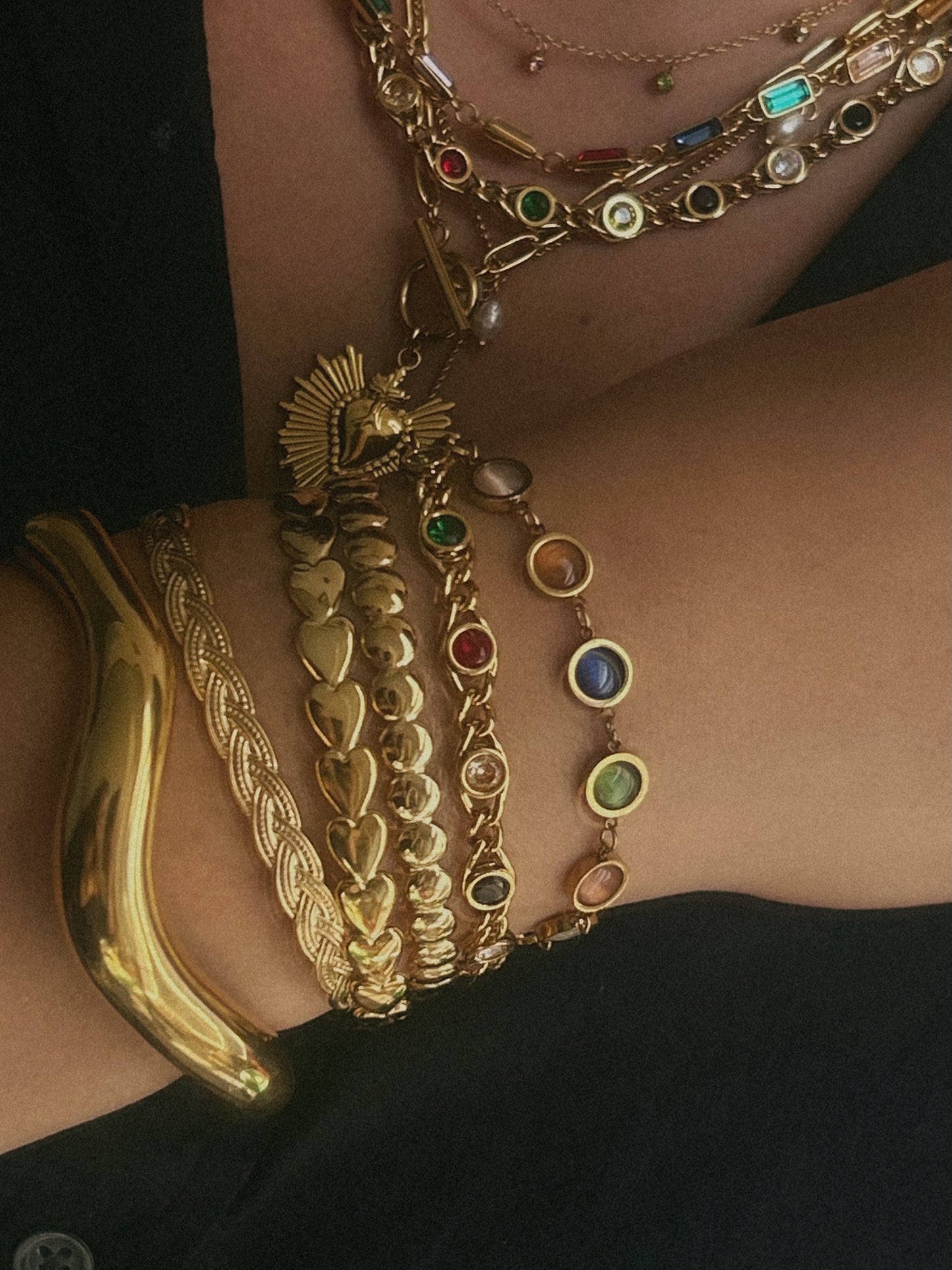 Heart bangle