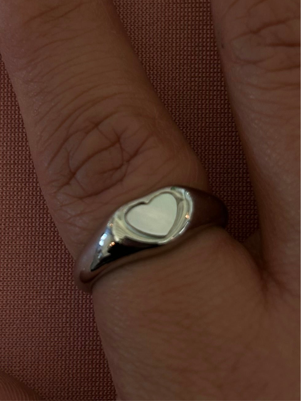 I heart you silver