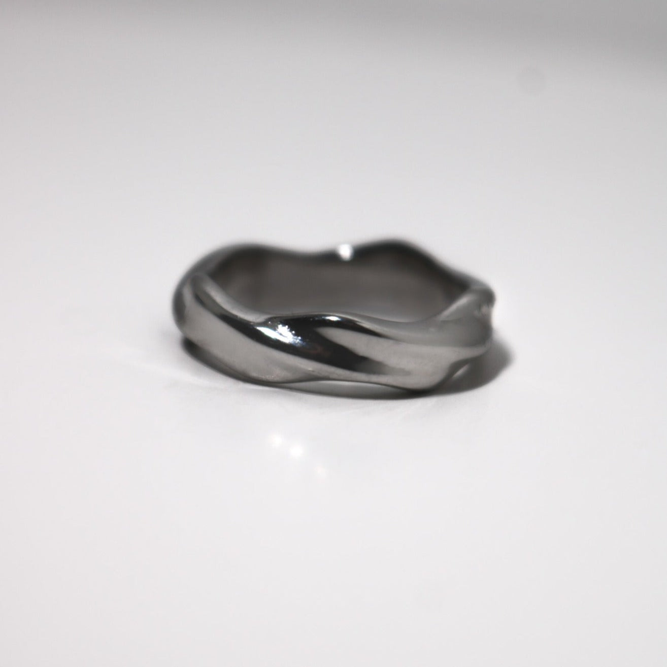 Aqua Chrome Ring